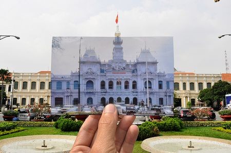 Tòa Đô Chánh thập niên 60 của thế kỷ trước và nay là UBND Thành phố Hồ Chí Minh
