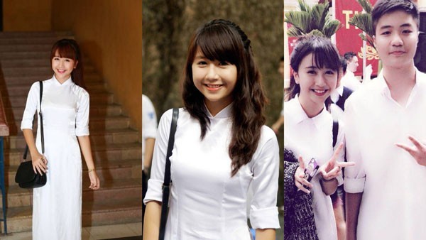 Quỳnh Anh Shyn tươi tắn trong màu áo nữ sinh, thường xuyên tham gia các hoạt động bên ngoài nhưng cô hot girl này vẫn có thành tích học tập tốt. Dù theo đuổi gu thời trang hiện đại, cá tính nhưng hình ảnh đời thường của nữ sinh này bên cạnh trường lớp, bạn bè vẫn mang đến được nhiều thiện cảm cho giới trẻ hơn..