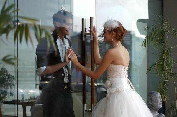 Baggio và Andrea rất đẹp đôi