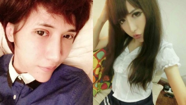 Chàng trai có nickname Momii Mo, 23 tuổi đến từ Quảng Châu cũng là một trong những đối thủ nặng kí khi trổ tài giả gái với những mỹ nam đẹp hơn hoa của Trung Quốc