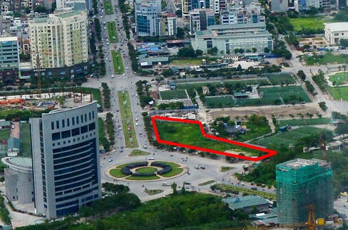 Sở Tài nguyên Môi trường Hà Nội xác định, Vietcombank đã vi phạm Luật Đất đai và đề nghị UBND quận Cầu Giấy căn cứ quy chế đấu giá quyền sử dụng đất lập hồ sơ thu hồi đất