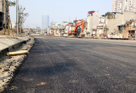 Dự án có từ 5 năm trước, nhưng quá trình thi công liên tục ngắt quãng vì những vướng mắc liên quan đến giải phóng mặt bằng