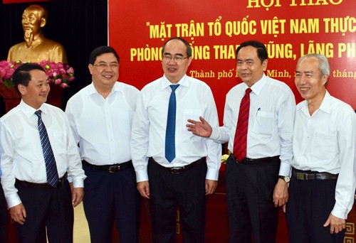 Ủy ban MTTQ Việt Nam: Tham nhũng, lãng phí chưa được đẩy lùi - ảnh 1