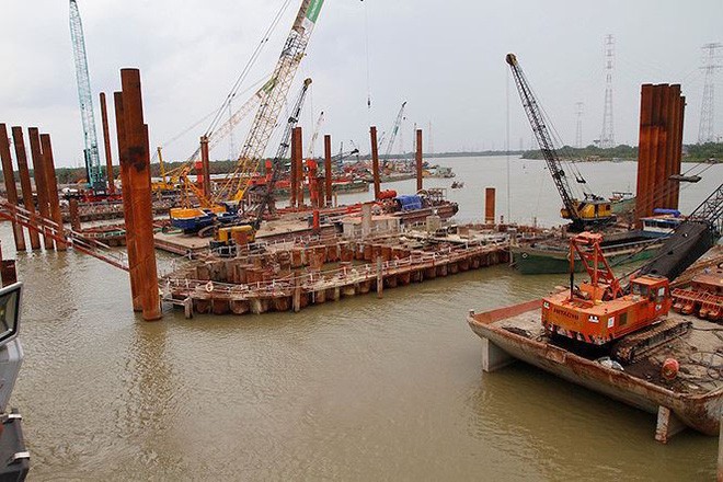 Công trình chống ngập 10.000 tỷ thay vật liệu thép so với thiết kế - ảnh 1