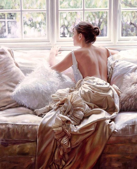 Phụ nữ gợi cảm trong tranh Rob Hefferan - ảnh 1