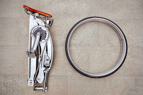 Xe đạp gọn bằng chiếc ô - ảnh 5