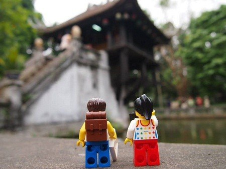 Chùa Một Cột, biển Hội An... trên bộ ảnh lego gây sốt - ảnh 3