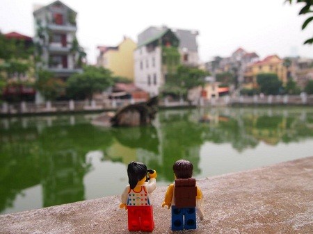 Chùa Một Cột, biển Hội An... trên bộ ảnh lego gây sốt - ảnh 4