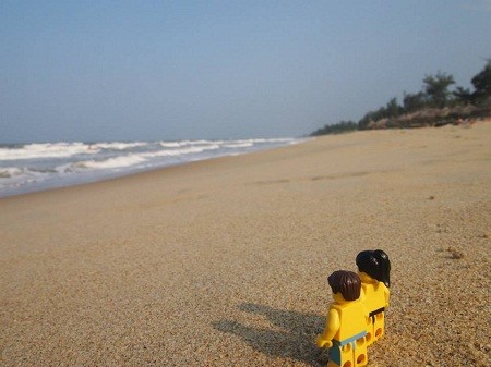 Chùa Một Cột, biển Hội An... trên bộ ảnh lego gây sốt - ảnh 5