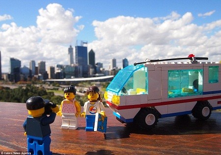 Chùa Một Cột, biển Hội An... trên bộ ảnh lego gây sốt - ảnh 22