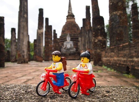 Chùa Một Cột, biển Hội An... trên bộ ảnh lego gây sốt - ảnh 24