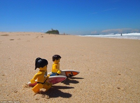 Chùa Một Cột, biển Hội An... trên bộ ảnh lego gây sốt - ảnh 25