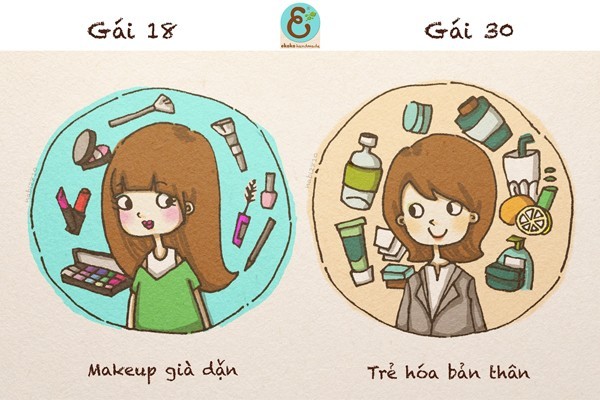 Sự khác biệt giữa gái 18 và gái 30 - ảnh 3