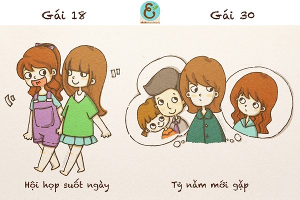 Sự khác biệt giữa gái 18 và gái 30 - ảnh 7