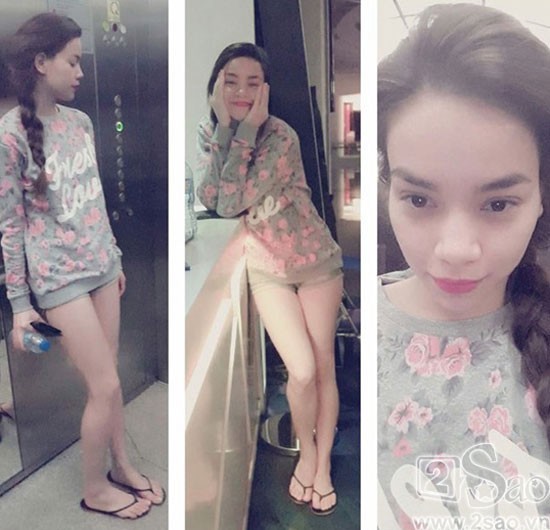 Mỹ nhân Việt khoe cặp đùi 'mật ong' với đồ ngắn - ảnh 2