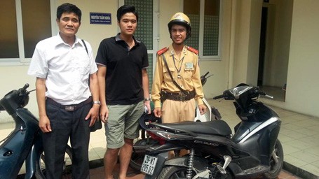 Bất ngờ tìm được xe sau một năm mất trộm - ảnh 1