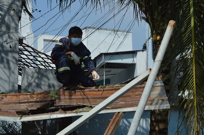 Tan hoang hiện trường vụ xưởng sản xuất
