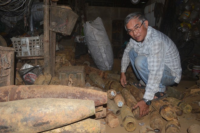 Bên trong vựa phế liệu chiến tranh ở Quảng Trị - ảnh 3