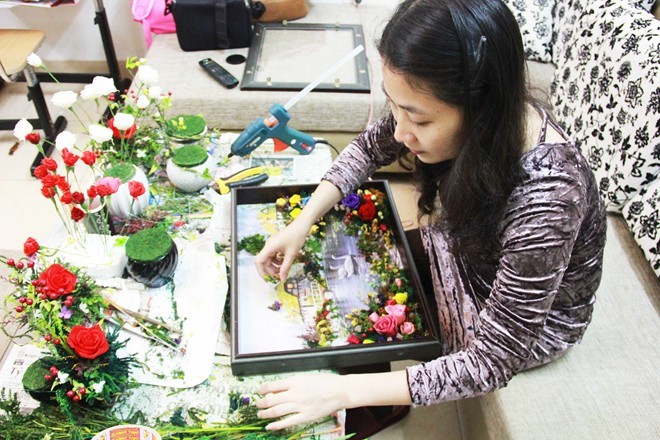 Bỏ nghề bác sĩ, làm hoa khô bất tử thu nhập 50 triệu/tháng - ảnh 2