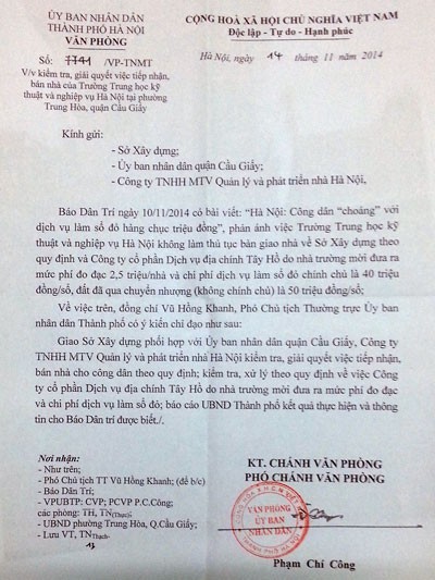 Cụm dân cư được “chào” phí làm sổ đỏ - ảnh 1