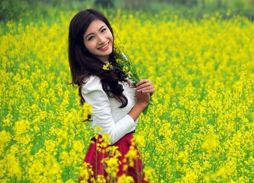 Thanh niên Hà Thành đua nhau đi chụp hoa cải - ảnh 6
