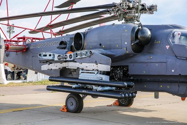 Sức mạnh khủng khiếp của 'quái vật bầu trời' KA-52KS - ảnh 4