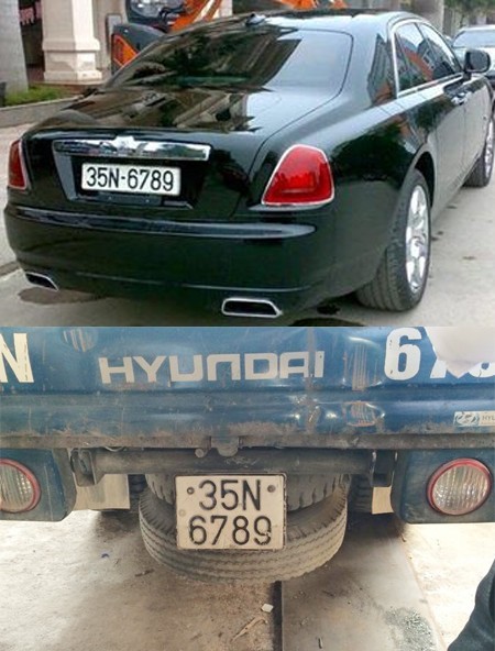Siêu xe Rolls Royce gắn biển 'san bằng tất cả' giả - ảnh 1