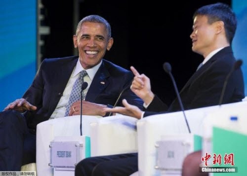 Tỉ phú Jack Ma nói gì khi được ông Obama phỏng vấn? - ảnh 1