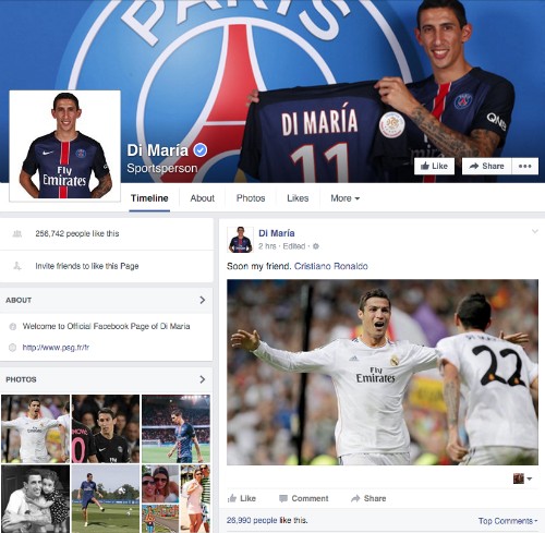 Ronaldo đoàn tụ với Di Maria ở PSG? - ảnh 1