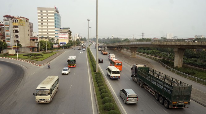 Hệ thống cầu dẫn hoành tráng tại nút giao lớn nhất Hà Nội - ảnh 7
