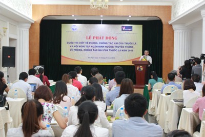 Phát động thi viết về phòng, chống tác hại thuốc lá - ảnh 1
