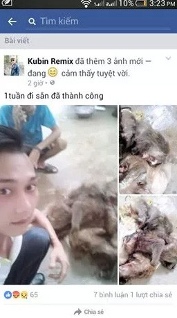 Thông tin nóng vụ khoe “chiến tích” bắn khỉ lên Facebook - ảnh 1