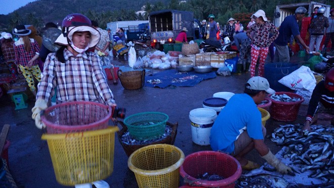 Cuộc mưu sinh của những nữ 'cửu vạn' ở chợ cá Xuân Cảnh - ảnh 3