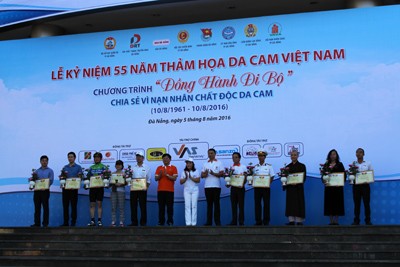 3000 người đi bộ vì nạn nhân chất độc da cam - ảnh 1