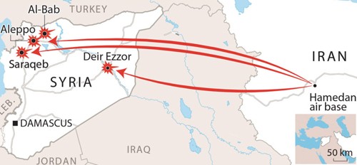 Hai lý do Nga điều oanh tạc cơ chiến lược đến Iran không kích IS - ảnh 1