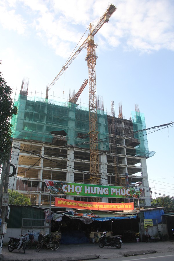 Niêm phong một công trình chung cư ở thành phố Vinh - ảnh 2