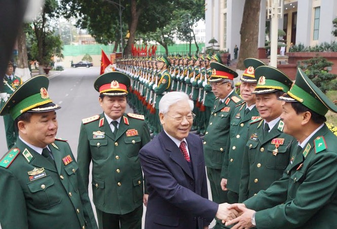 Tổng Bí thư thăm Bộ Tư lệnh Bộ đội Biên phòng - ảnh 1