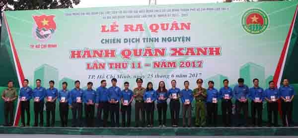 20.000 chiến sĩ TPHCM tham gia chiến dịch Hành quân xanh 2017 - ảnh 1