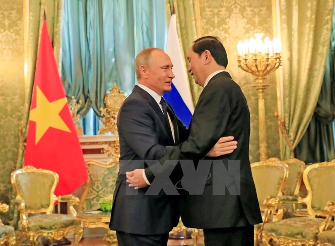 Hình ảnh Tổng thống Nga hội đàm với Chủ tịch nước Trần Đại Quang - ảnh 2
