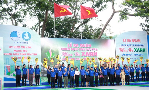 60.000 lượt thanh niên tình nguyện TPHCM xuất quân Mùa hè xanh 2017 - ảnh 1