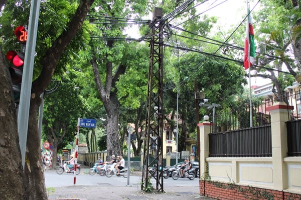 Những cột điện 100 tuổi cuối cùng trên phố Hà Nội - ảnh 4