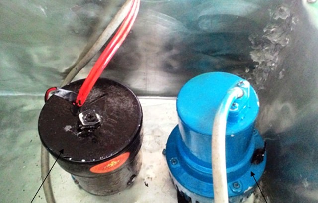 Nam sinh lớp 8 chế tạo máy bơm nước tự động trên ghe tàu - ảnh 2