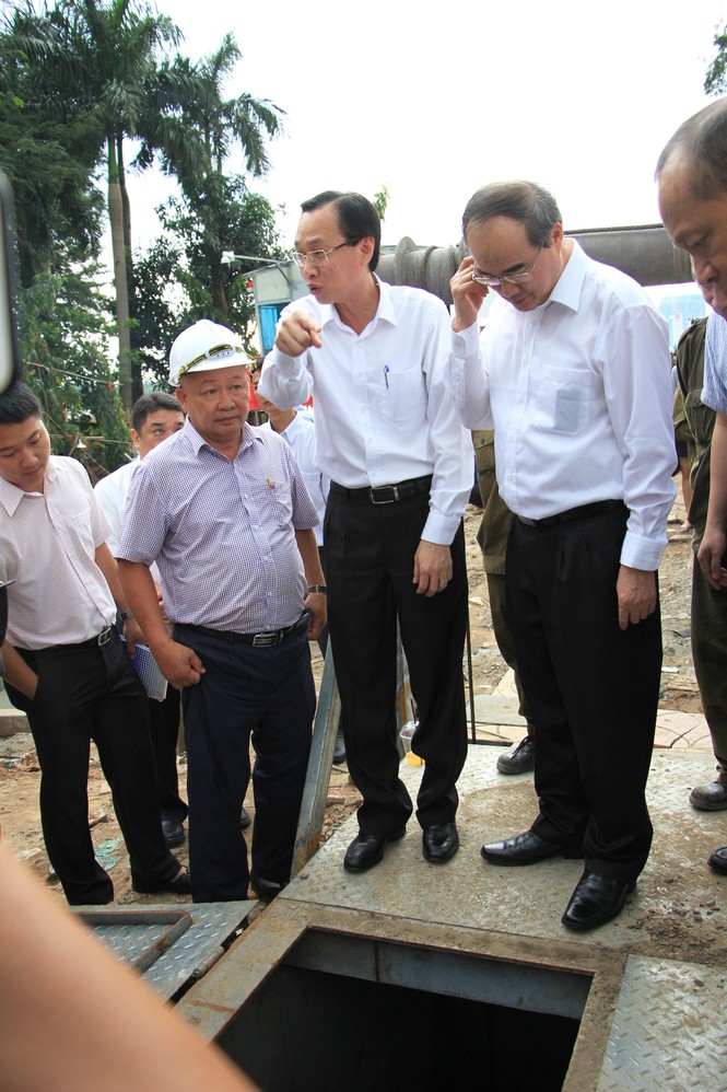 Thử nghiệm thành công 'siêu máy bơm' chống ngập ở Sài Gòn - ảnh 1