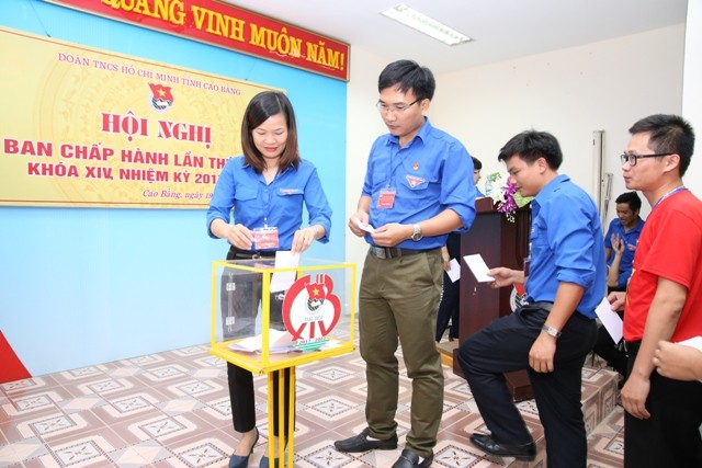 Anh Vũ Khắc Quang tái đắc cử Bí thư Tỉnh đoàn Cao Bằng - ảnh 1