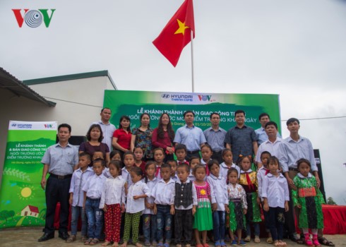 Báo Điện tử VOV - Hyundai Thành Công khánh thành trường tiểu học thôn Khâu Ngày - ảnh 4