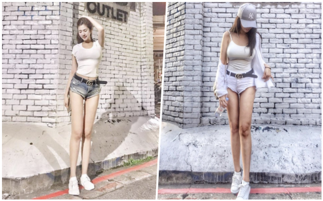 Hot girl 'bí ẩn' sở hữu chân dài miên man đến mức ‘mất cân đối’ - ảnh 1