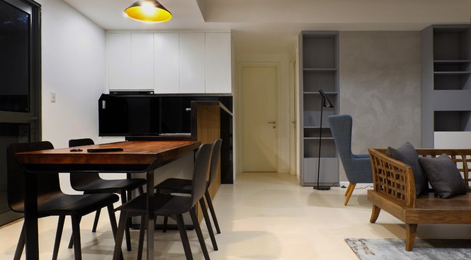 Căn hộ tông trầm 100m2 ở Sài Gòn - ảnh 6