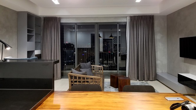 Căn hộ tông trầm 100m2 ở Sài Gòn - ảnh 7