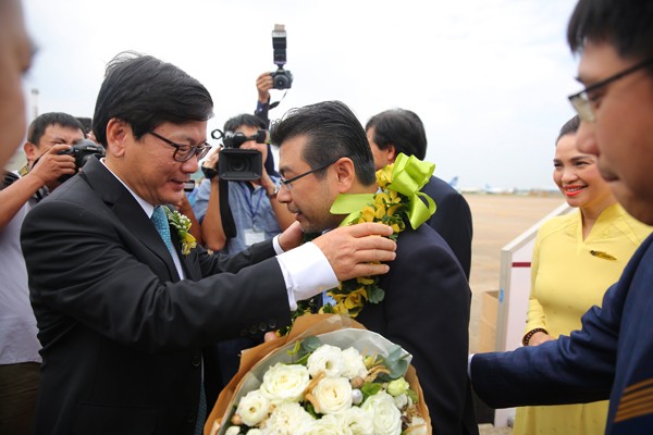 Toàn cảnh lễ đón hành khách thứ 200 triệu của Vietnam Airlines - ảnh 3