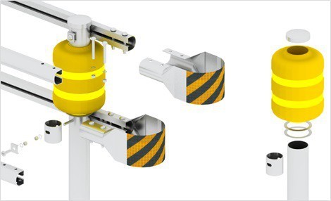 Rào chắn thông minh khiến xe tải hàng chục tấn chịu thua: - ảnh 3